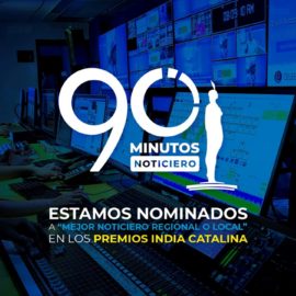 Así puede votar por el Noticiero 90 Minutos en los Premios India Catalina