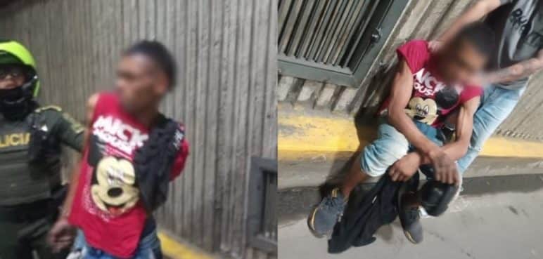 Capturan a un hombre que intentaba robar cables en el túnel Mundialista