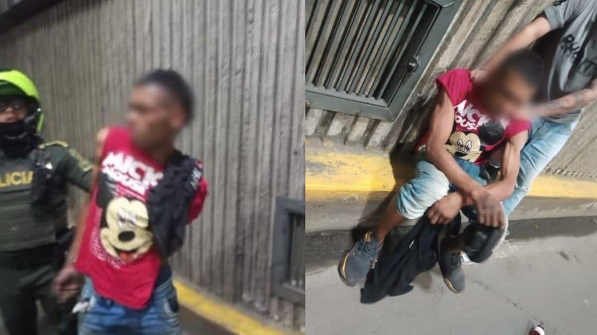 Capturan a un hombre que intentaba robar cables en el túnel Mundialista