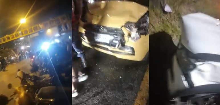 Cinco personas heridas dejó grave accidente de tránsito en el Kilómetro 11