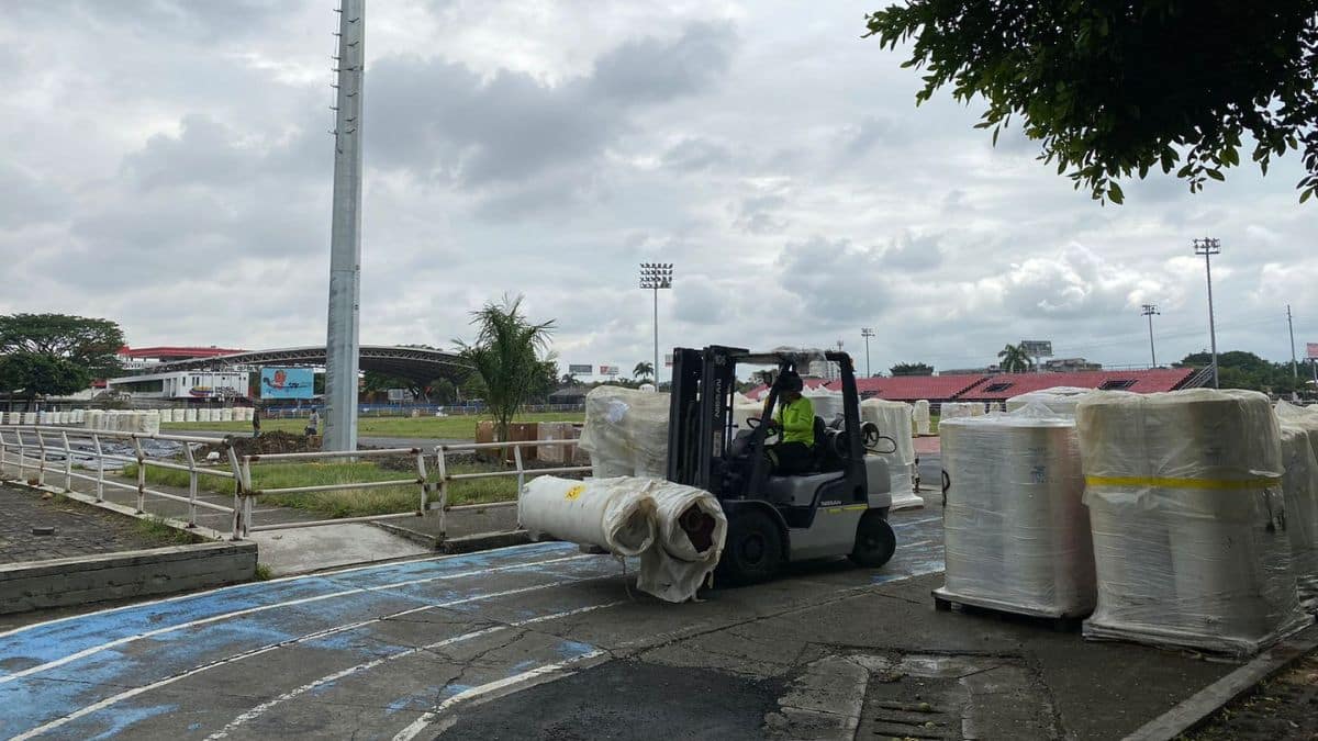 El Estadio de Atletismo Pedro Grajales se estrenaría en abril