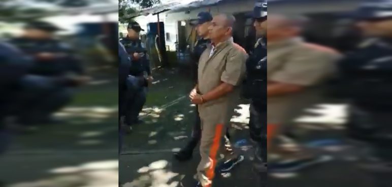 En medio de insultos llegó alias el 'Negro Ober' a la cárcel de La Dorada, Caldas