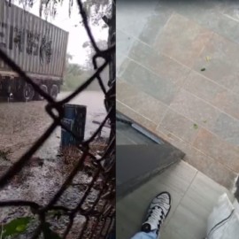 Fuertes lluvias en Cali dejan calles inundadas, árboles caídos y barrios sin luz