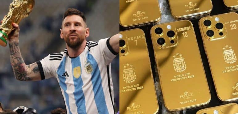 ¿Messi le regaló 35 IPhones de oro a todo su plantel? Esto es lo que se sabe