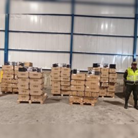Policía de Buenaventura incautó un contenedor con más de 1.650 electrodomésticos