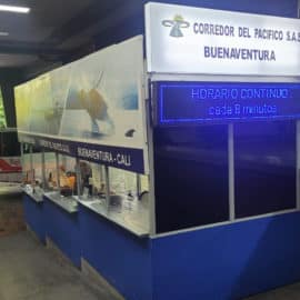 Terminal de Cali suspende venta de tiquetes a Buenaventura por bloqueos en la vía