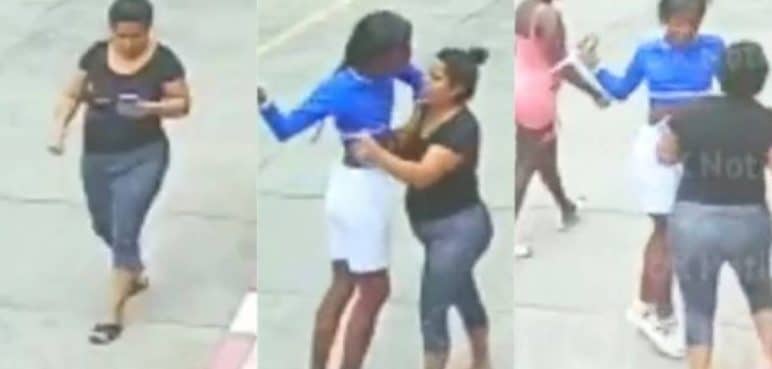 Video: Con puñal en mano mujer le roba el celular a otra en el barrio Las Orquídeas