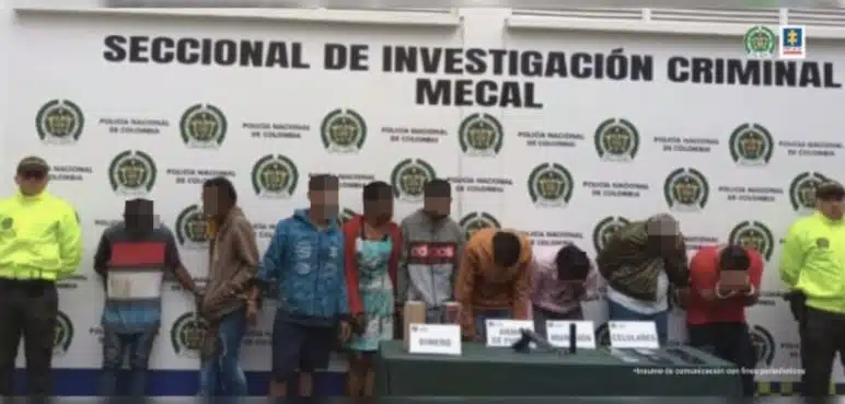 Capturan a ocho adultos y un menor involucrados en 5 asesinatos y desapariciones