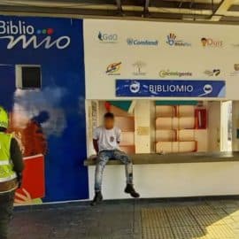Joven que vandalizó BiblioMÍO pagará 47 meses de prisión