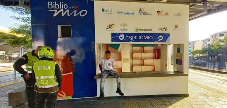 Joven que vandalizó BiblioMÍO pagará 47 meses de prisión
