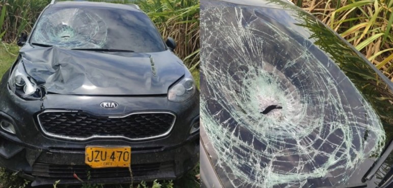 Autoridades hallaron el carro que arrolló a un ciclista en la vía Palmira - Amaime