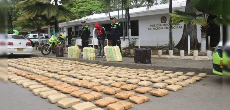 Autoridades incautan 388 Kilos de marihuana en un vehículo en Cali