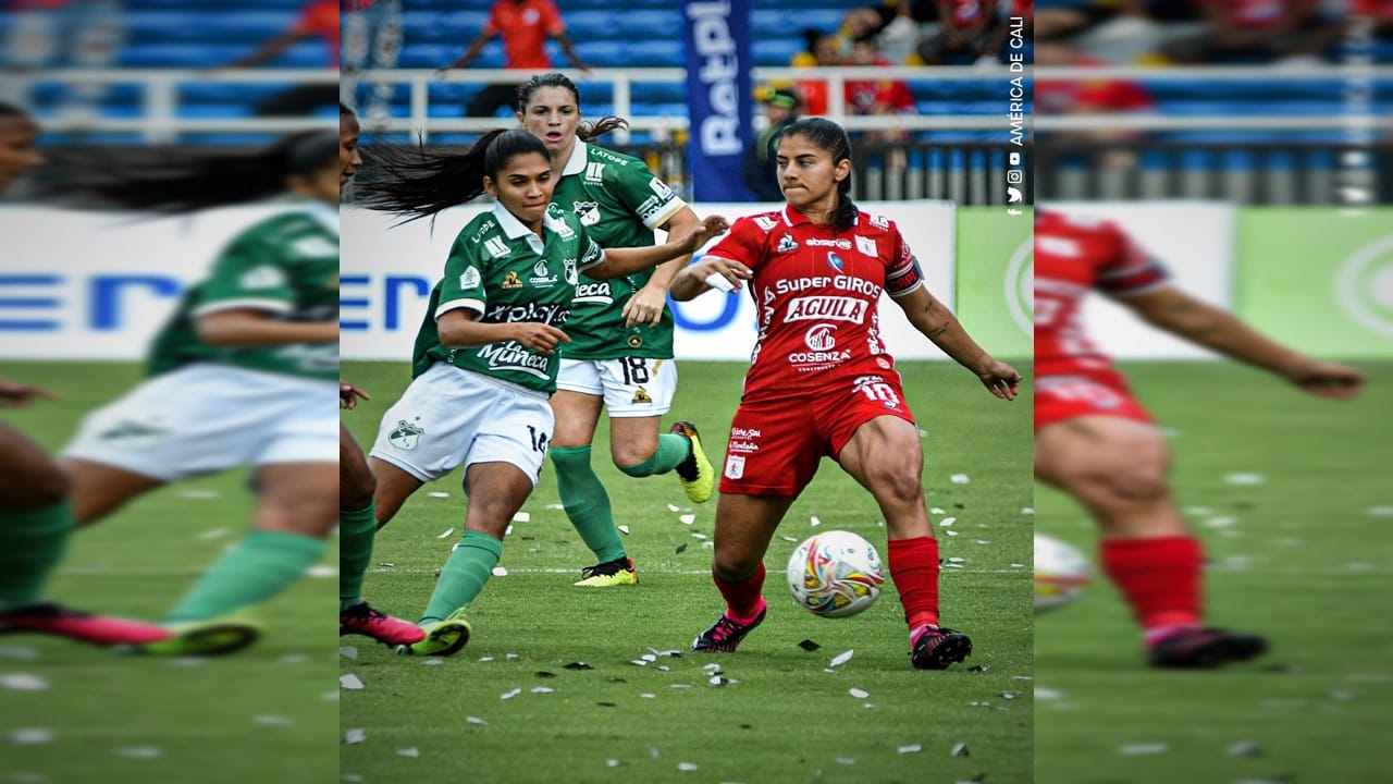 ¡Los escarlatas hicieron respetar su casa! América goleó al Deportivo Cali