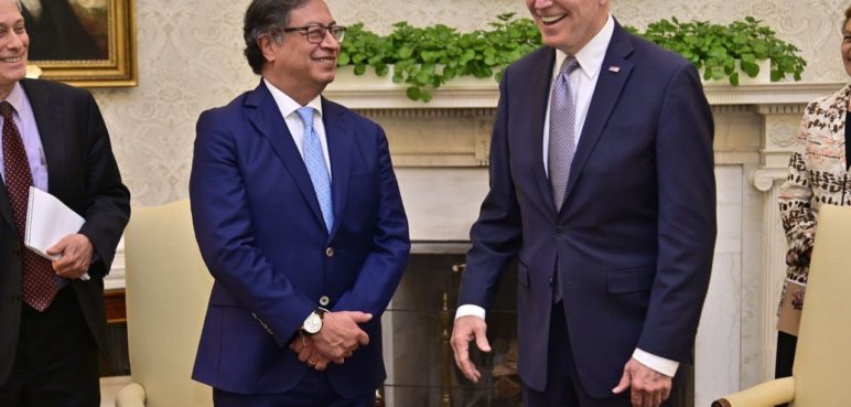 Esta tarde se tiene previsto el encuentro entre Joe Biden y Gustavo Petro