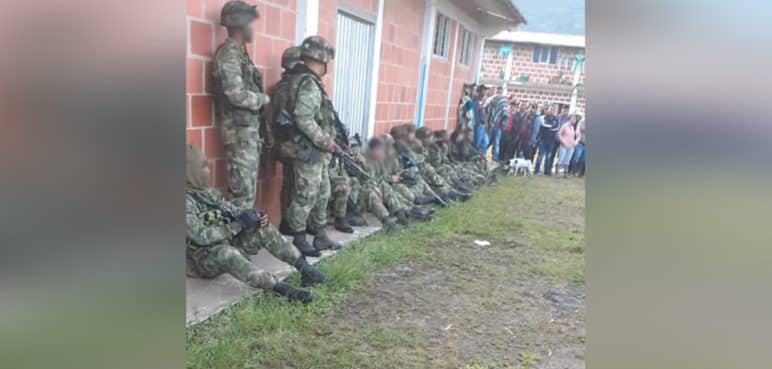 Indígenas de zona rural de Toribío, Cauca retienen a grupo de militares
