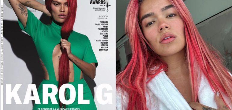 Karol G manifestó su descontento por el exceso de edición en una foto para la revista GQ