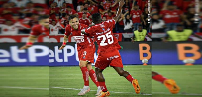 ¡Los escarlatas hicieron respetar su casa! América goleó al Deportivo Cali