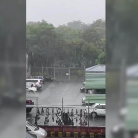 Monumentales trancones y vías colapsadas por lluvias en Cali