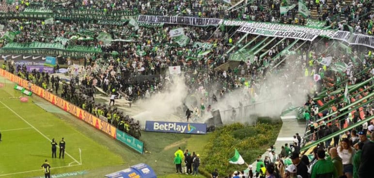 Nacional-América aplazado por disturbios y sin fecha elegida para jugarse