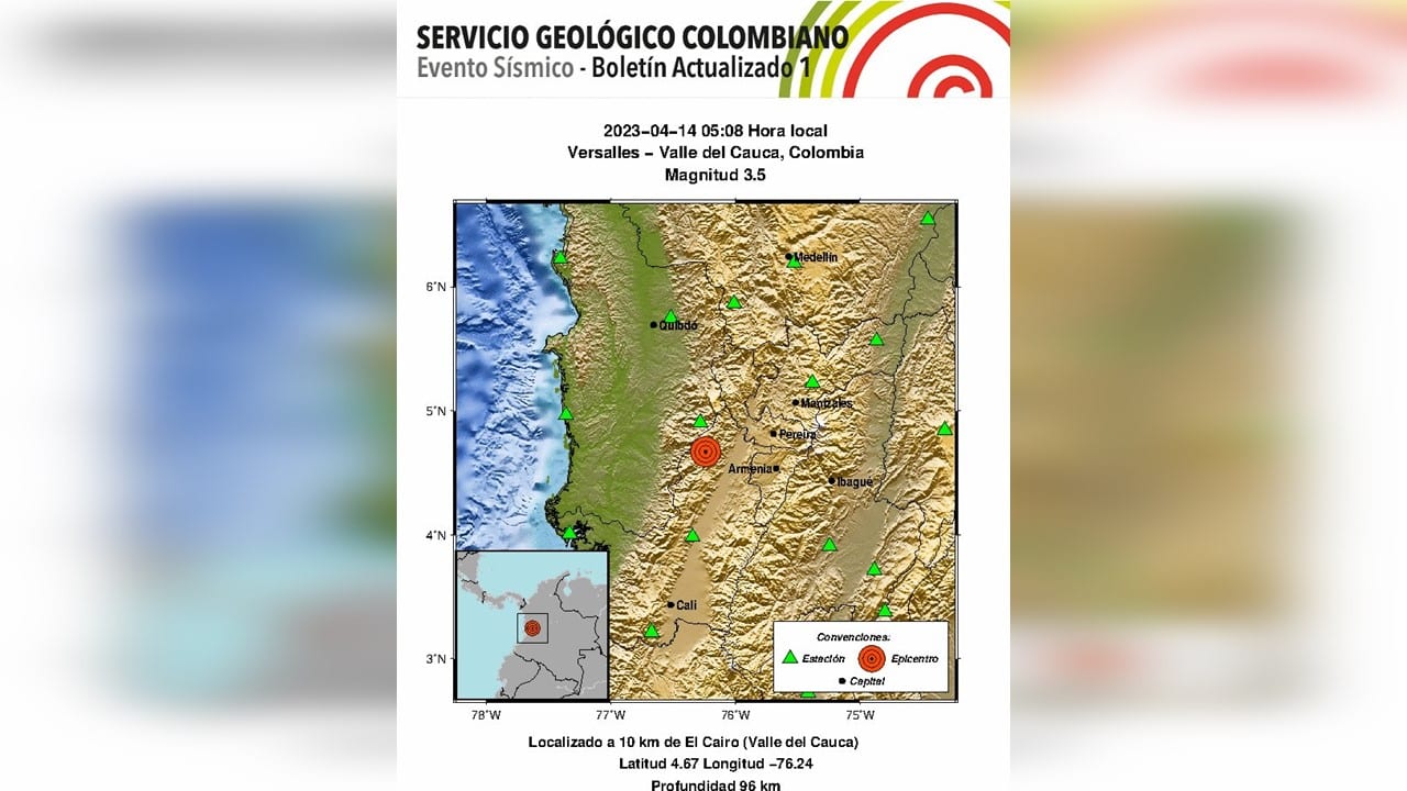 ¿Sintió algo? Fuerte temblor sacudió al Valle del Cauca este viernes