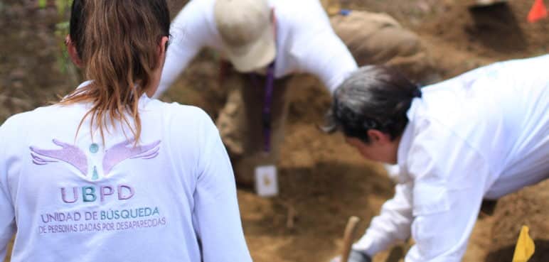 La JEP y la UBPD continúan buscando personas desaparecidas en Tumaco