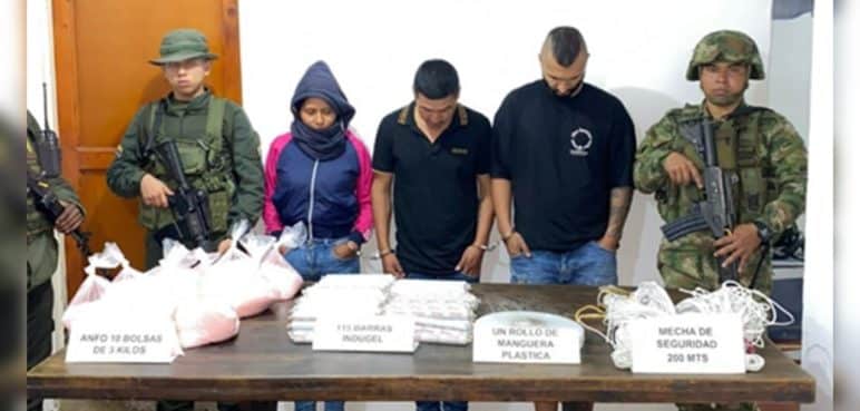 Autoridades capturan a tres personas por minería ilegal en los Farallones de Cali