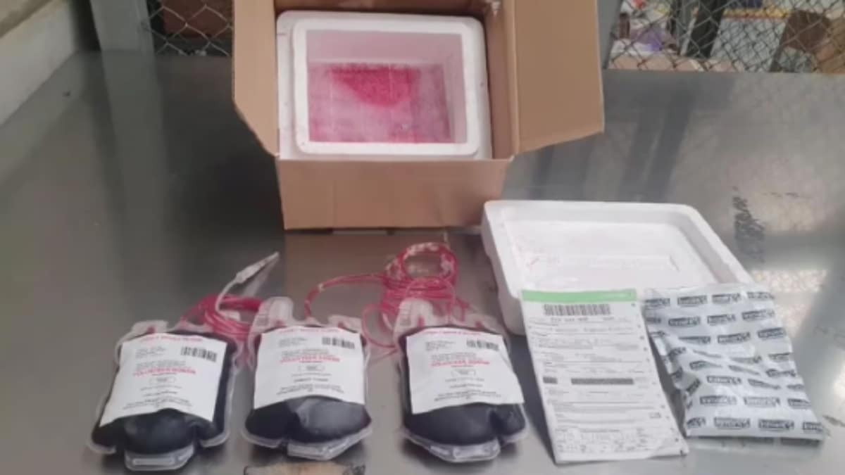 Autoridades encontraron en el aeropuerto droga camuflada en bolsas de sangre