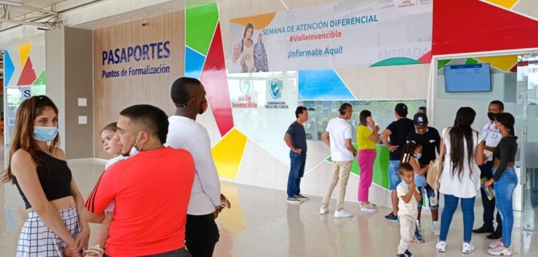 Cancillería concluye servicio de la sede sur de la Oficina de Pasaportes del Valle