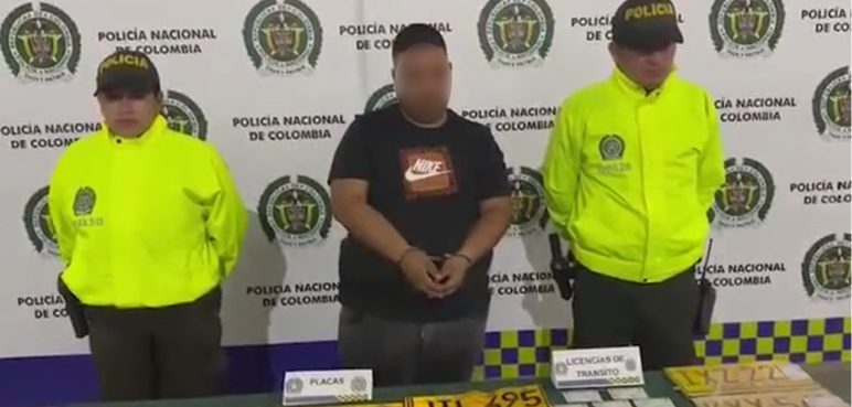 Policía capturó a  alias “celeste”, responsable de hurtar 15 vehículos al mes