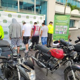 Policía Metropolitana de Cali logró la captura de seis motoladrones