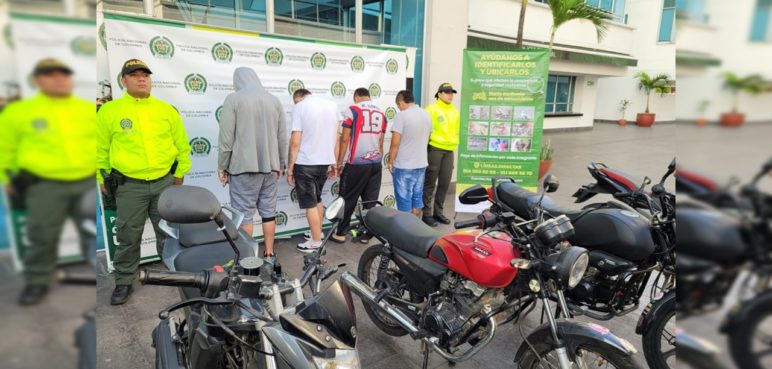 Policía Metropolitana de Cali logró la captura de seis motoladrones