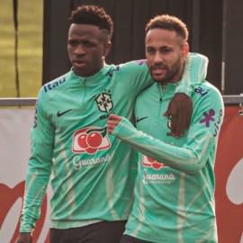 No más racismo: Brasil vestirá de negro para apoyar a Vinicius Jr.
