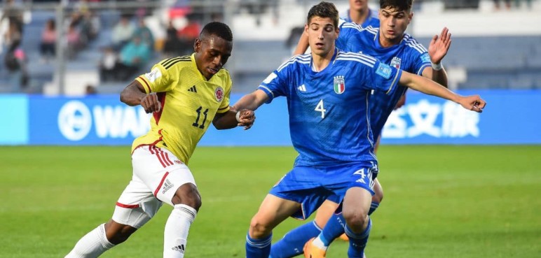Quedamos fuera del Mundial Sub20: Italia derrotó a Colombia