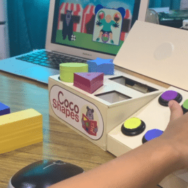 Coco Shapes, una experiencia multimedia para aprender inglés