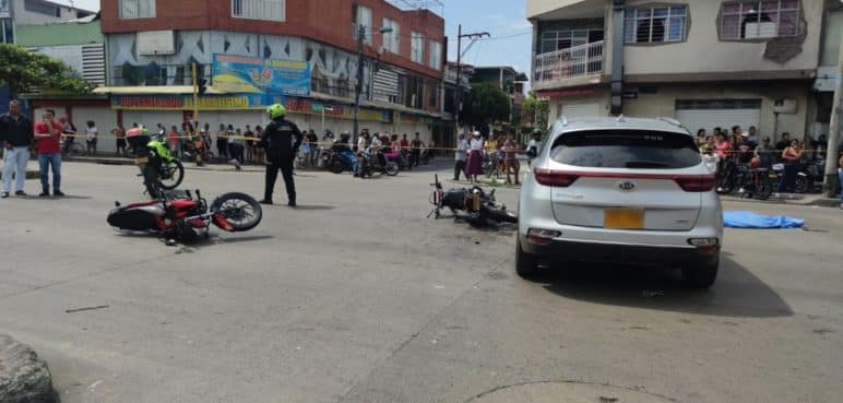 Dos jóvenes murieron en grave accidente de tránsito en el oriente de Cali