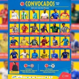 ¡Entérese! Listado de convocados para la Selección Colombia de Mayores