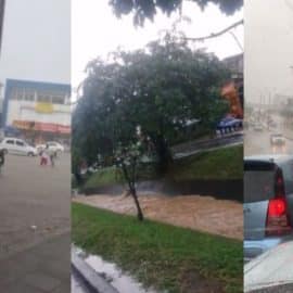 Fuertes lluvias en Cali dejan calles inundadas y congestiones vehiculares