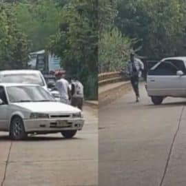 Video: Delincuentes estarían tapando la vía a la sede de Pance del Deportivo Cali