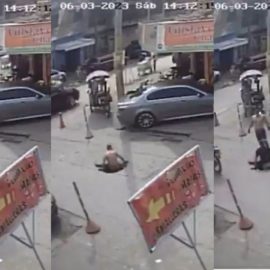 Video: Dos hombres salen de las alcantarillas en el centro de Cali