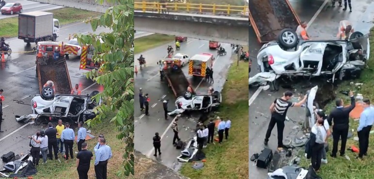 Identificaron a las víctimas de grave accidente en la recta Cali-Palmira