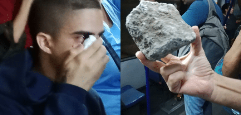 Nuevo acto de intolerancia en Cali: Un bus del MÍO fue atacado con piedras