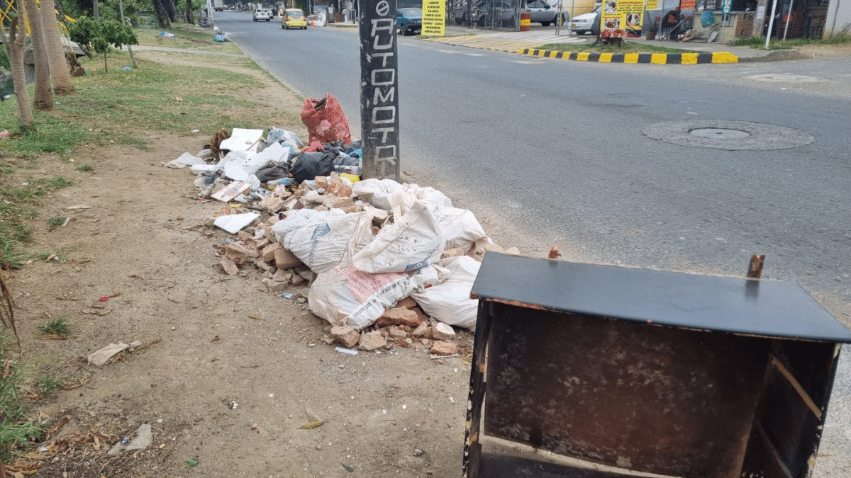 Denuncian mal estado en puente peatonal del parque de El Ingenio, sur de Cali