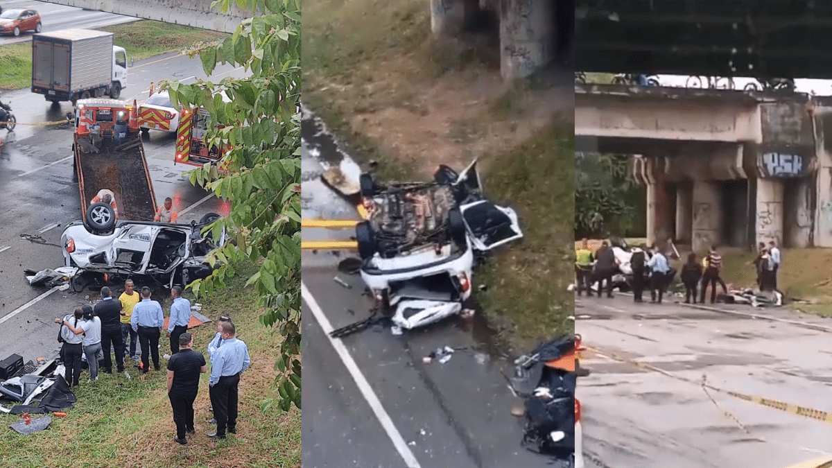 Se conocen más detalles de fuerte accidente de tránsito en la recta Cali -Palmira