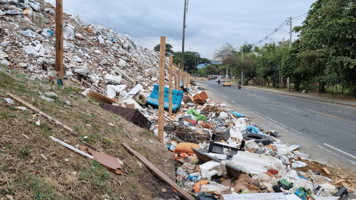 Escombrera de la carrera 50: Un problema sin fin en el suroriente de Cali