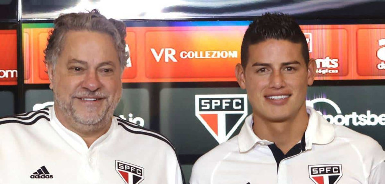 "No esperaba tantos hinchas": James Rodríguez tras llegada a Brasil