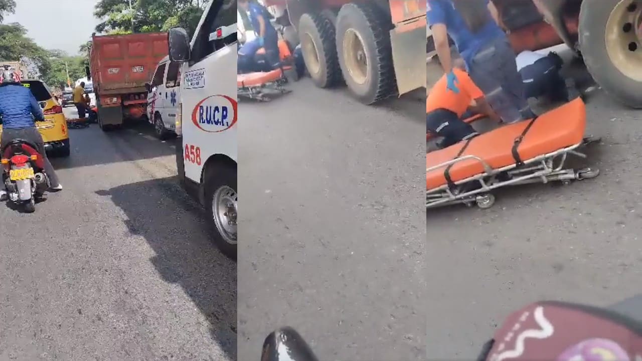 Video: Un grave accidente de tránsito se presentó en la recta Cali - Palmira
