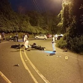 Trágico accidente en la vía al mar: Dos personas muertas y dos heridas