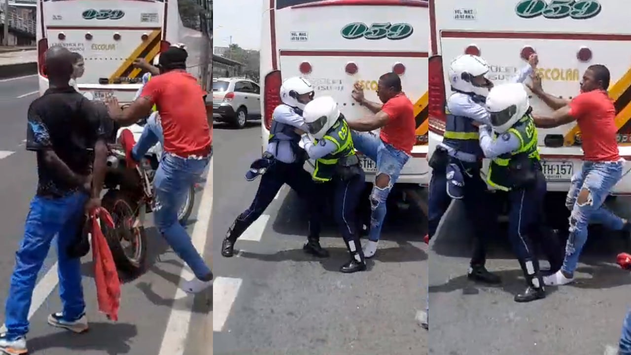 “El motociclista venía sin casco”: más detalles de agresión contra guarda de tránsito