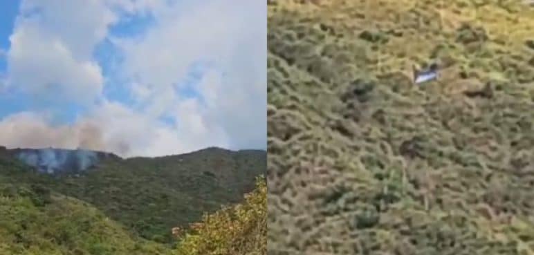 Parapentista cayó cerca a incendio cuando sobrevolaba por El Cerrito, Valle