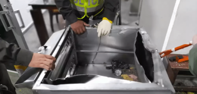 Decomisan armamento ilegal 'camuflado' en un horno de panadería
